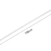 Abdeckschiene für DUOline Schienensystem, transparent, Länge 100cm