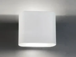 Akku Außenleuchte MAGNETIC Weiß mit Bewegungsmelder, Breite 10cm