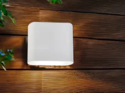 Akku Außenleuchte MAGNETIC Weiß mit Bewegungsmelder, Breite 10cm