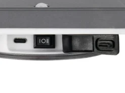 Akku Außenwandleuchte FORTALEZA mit Bewegungsmelder USB aufladbar H: 14cm