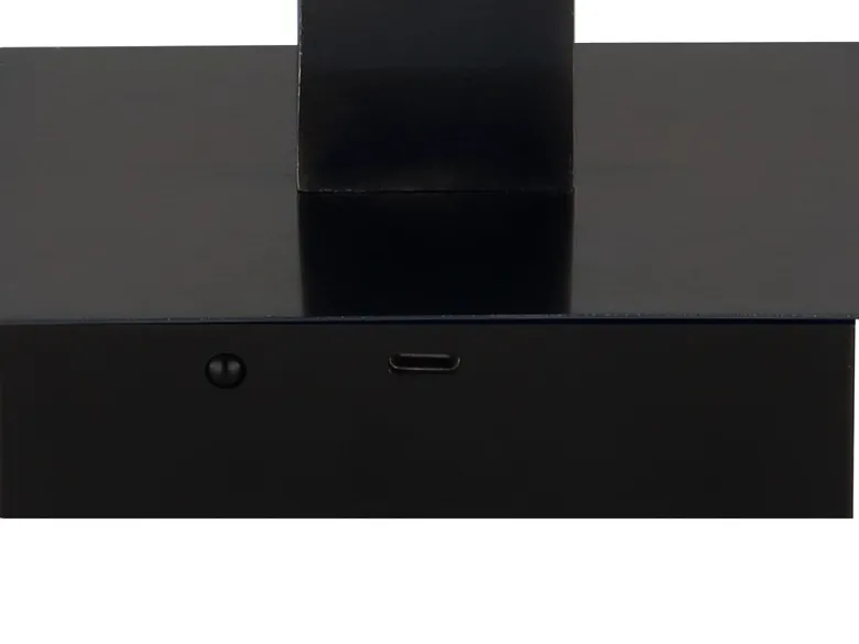 Akku Bilderlampe Schwarz kabellos zum Kleben, Breite 40cm