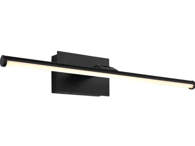 Akku Bilderlampe Schwarz kabellos zum Kleben, Breite 40cm