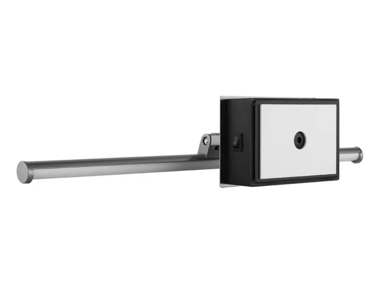 Akku Bilderlampe Silber kabellos zum Kleben, Breite 40cm