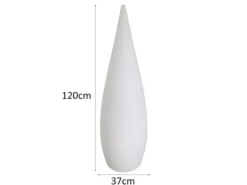 Akku Bodenlampe PALMAS per USB aufladbar für Innen & Außen, Höhe 120cm