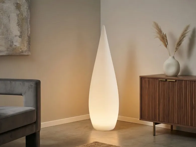 Akku Bodenlampe PALMAS per USB aufladbar für Innen & Außen, Höhe 80cm