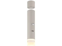 Akku Hängelampe Beige, dimmbar, abnehmbarer Leuchtenkopf Ø 3,8cm