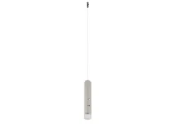 Akku Hängelampe Beige, dimmbar, abnehmbarer Leuchtenkopf Ø 3,8cm