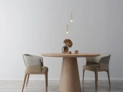 Akku Hängelampe Beige, dimmbar, abnehmbarer Leuchtenkopf Ø 3,8cm