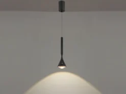 Akku Hängelampe LUCINDA dimmbar & Tageslicht, höhenverstellbar, Ø 10cm
