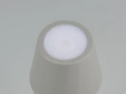 Akku LED Tischleuchte DIAZ kabellos für Innen & Außen, Grau - 21cm klein