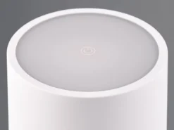 Akku LED Tischleuchte FERNANDEZ kabellos für Innen & Außen, Weiß - H: 38cm