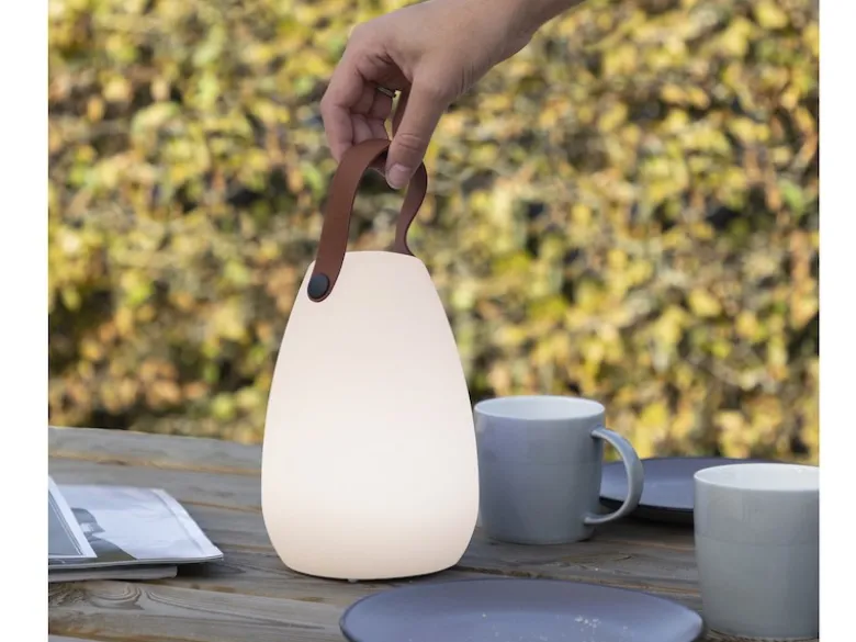 Akku LED Tischleuchte für außen & innen mit Farbwechsel, H: 21cm