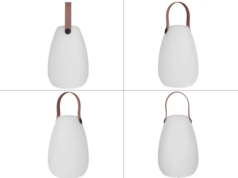 Akku LED Tischleuchte für außen & innen mit Farbwechsel, H: 21cm