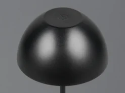 Akku LED Tischleuchte ORTIZ kabellos für Innen & Außen, Schwarz - 20cm klein