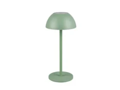 Akku LED Tischleuchte RICARDO kabellos für Innen & Außen, Grün - 30cm klein