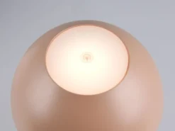 Akku LED Tischleuchte RICARDO kabellos für Innen & Außen, Coffee - 30cm klein