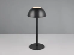 Akku LED Tischleuchte RICARDO kabellos für Innen & Außen, Schwarz - 30cm klein