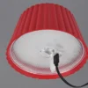 Akku LED Tischleuchte SUAREZ kabellos für Innen & Außen, Rot - Höhe 39cm