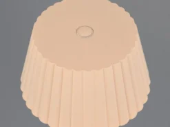 Akku LED Tischleuchte SUAREZ kabellos für Innen & Außen, Beige - Höhe 39cm