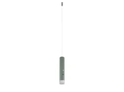 Akku Pendelleuchte PELO Grün, dimmbar, abnehmbarer Leuchtenkopf Ø 3,8cm
