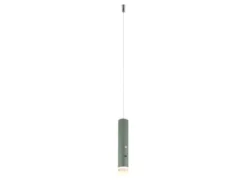 Akku Pendelleuchte PELO Grün, dimmbar, abnehmbarer Leuchtenkopf Ø 3,8cm