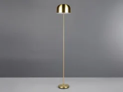 Akku Stehlampe JEFF dimmbar, per USB aufladbar, Messing Höhe 147cm