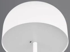 Akku Stehlampe JEFF dimmbar, per USB aufladbar, Weiß Höhe 147cm