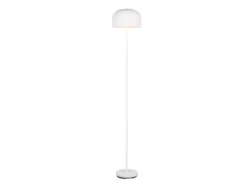 Akku Stehlampe JEFF dimmbar, per USB aufladbar, Weiß Höhe 147cm