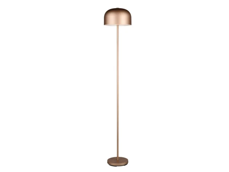 Akku Stehlampe JEFF dimmbar, per USB aufladbar, Coffee Höhe 147cm