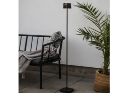 Akku Stehlampe NICE für Outdoor dimmbar, kabellos in Schwarz, klein 120cm