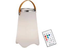 Akku Tischlampe CALLOON mit RGBW, Bluetooth Lautsprecher & Weinkühler, Höhe 38cm