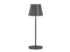 Akku Tischlampe COSENZA 2.0 Schwarz ohne Kabel mit Ladestation, Höhe 34cm