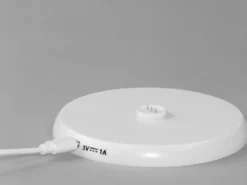 Akku Tischlampe COSENZA 2.0 Weiß ohne Kabel mit Ladestation, Höhe 34cm