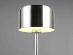 Akku Tischleuchte JEFF per USB aufladbar, Sensordimmer, Silber matt, Höhe 30cm