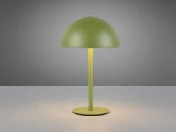 Akku Tischleuchte MUNOZ Grün dimmbar & per USB aufladbar, Höhe 21cm