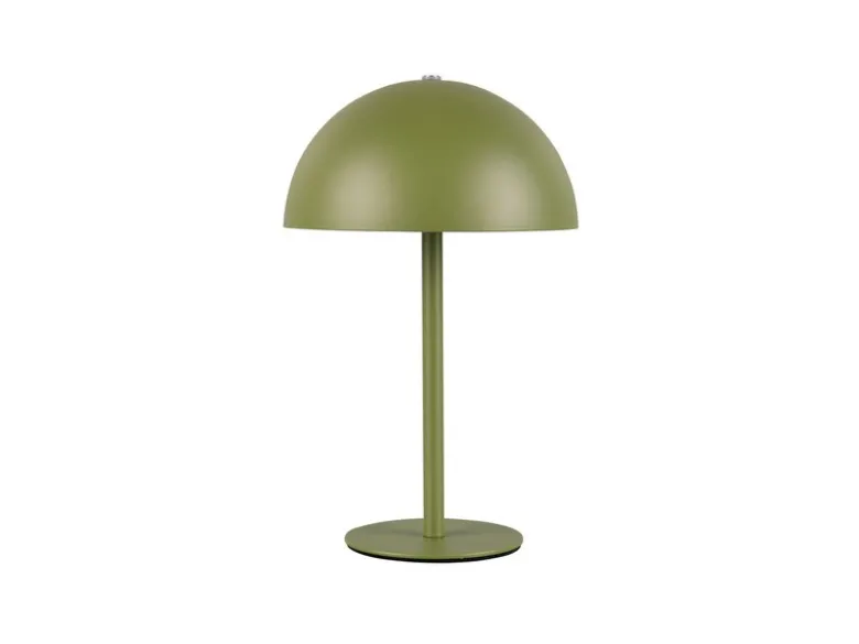 Akku Tischleuchte MUNOZ Grün dimmbar & per USB aufladbar, Höhe 21cm