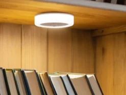 Akku Unterbauleuchte MAGNETIC rund mit Bewegungsmelder, Ø 9cm