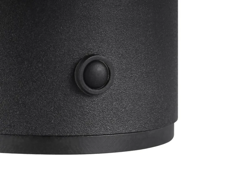 Akku Wandleuchte LIRA per USB aufladbar, Lampenschirm aus Papiergarn, Höhe 19cm