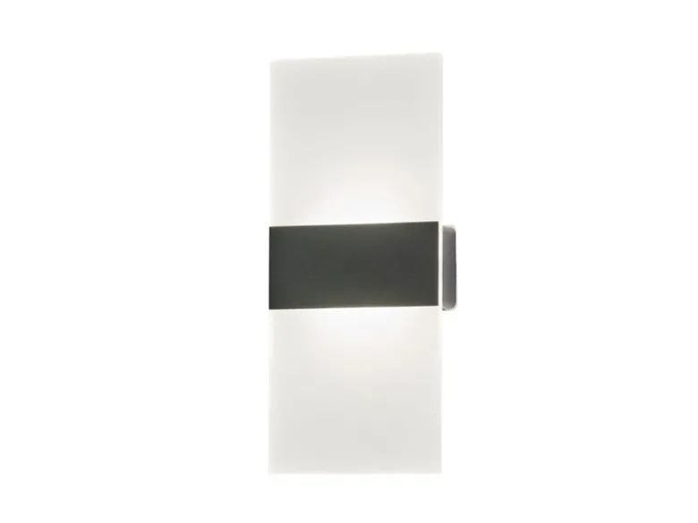 Akku Wandleuchte MAGNETIC kabellos dimmbar, Acrylglas Weiß, Breite 9,5cm