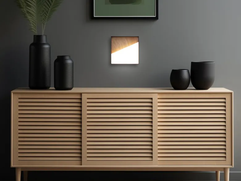 Akku Wandleuchte MEG dimmbar für Innen & Außen zum Kleben, Holzoptik, 15cm