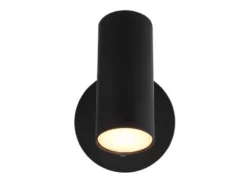 Akku Wandstrahler ALLVI Schwarz kabellos ohne Stromanschluss, Breite 10cm