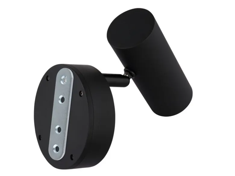 Akku Wandstrahler Schwarz kabellos ohne Stromanschluss, Breite 10cm