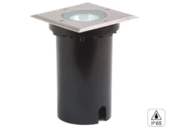 Außen Bodeneinbaustrahler 11 x 11cm IP65, Edelstahl, bis 1500 kg
