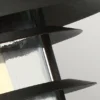 Außen Wandlaterne HELSINGOR aus Edelstahl, Schwarz Höhe 24cm