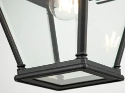 Außenwandleuchte BAYVIEW große Landhausstil Hängelaterne, Höhe 42cm