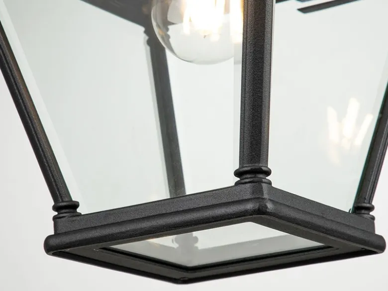 Außenwandleuchte BAYVIEW große Landhausstil Hängelaterne, Höhe 42cm