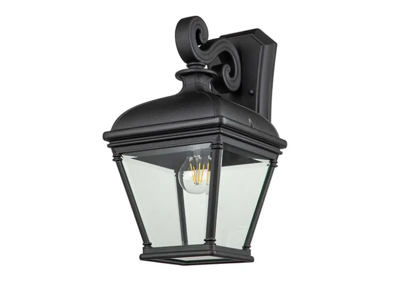 Außenwandleuchte BAYVIEW große Landhausstil Hängelaterne, Höhe 42cm