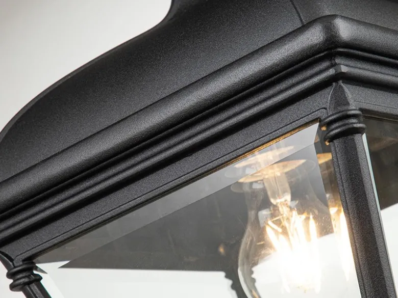 Außenwandleuchte BAYVIEW große Landhausstil Hängelaterne, Höhe 42cm