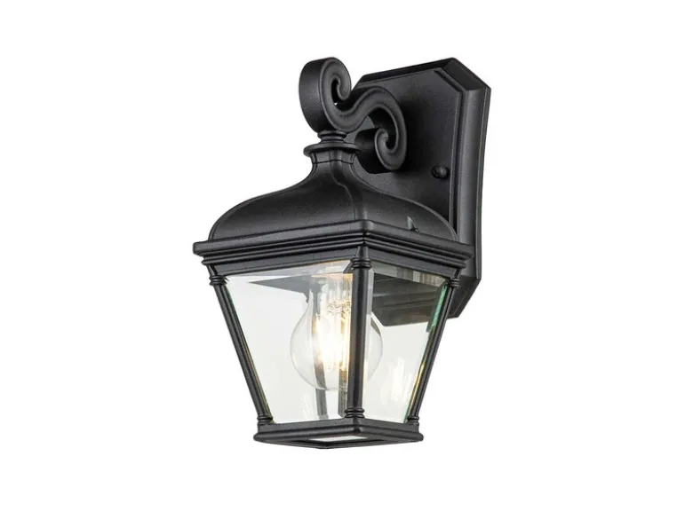 Außenwandleuchte BAYVIEW kleine Landhausstil Hängelaterne, Höhe 27,5cm