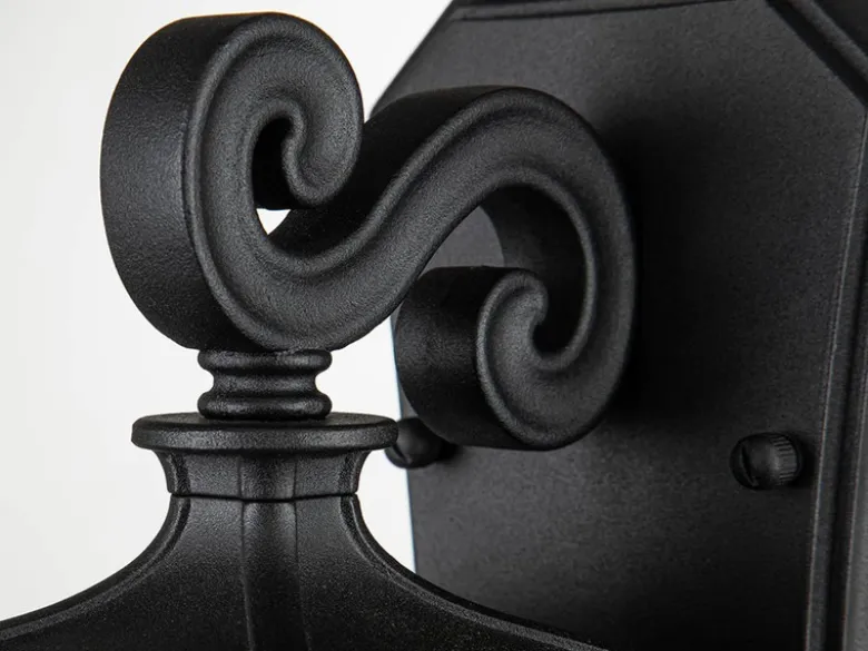 Außenwandleuchte BAYVIEW kleine Landhausstil Hängelaterne, Höhe 27,5cm